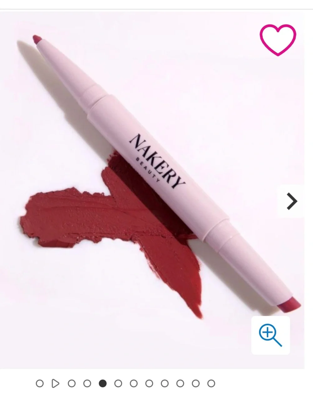 NAKERY PLUMParadise Lip Peptide Color Drench — Naked Rose (Pink)